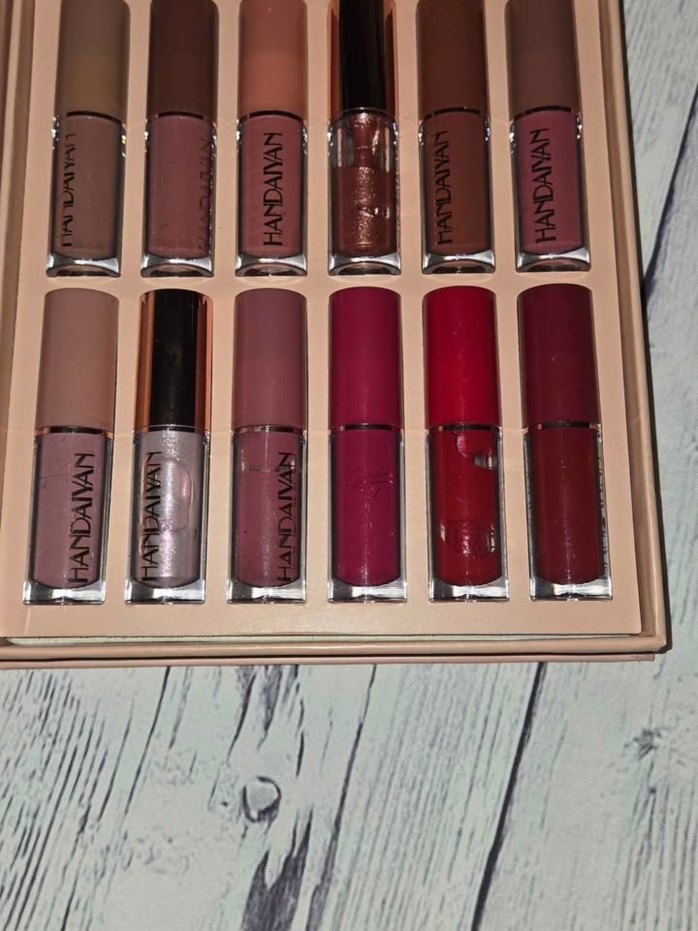 Women Makeup Liquid Lipstick Set - Neutral, Pink & Red Shades